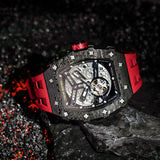 TSAR BOMBA Carbon Fiber Self-Winding Watch - TB8208CF