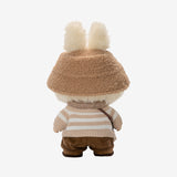 POP MART Labubu Dress Be Latte Vinyl Plush Doll – 38cm Original Collectible with Soft PP Cotton Filling | Cute Toy Figure for Decor & Gifts, 100% Genuine