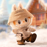 POP MART Labubu Dress Be Latte Vinyl Plush Doll – 38cm Original Collectible with Soft PP Cotton Filling | Cute Toy Figure for Decor & Gifts, 100% Genuine