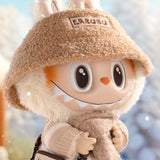 POP MART Labubu Dress Be Latte Vinyl Plush Doll – 38cm Original Collectible with Soft PP Cotton Filling | Cute Toy Figure for Decor & Gifts, 100% Genuine