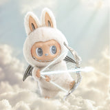 POP MART Labubu Angel in Clouds Vinyl Doll – Large Collectible Plush with Detailed Vinyl Face | Soft Fantasy Figure for Fans & Gift Lovers, 100% Genuine