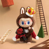 POP MART Labubu Let’s Checkmate King Doll – 14.57" Vinyl Plush Figure with Crown, Cloak & Ring Box for Collectors & Gift Display, 100% Genuine