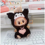 Mini Plush Doll's Animal Clothes Outfit Accessories Cute Capybara Elephant Duck Hoodie 17cm Labubu 10cm Idol Dolls DIY Clothing