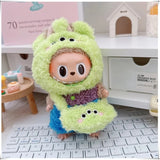 Mini Plush Doll's Animal Clothes Outfit Accessories Cute Capybara Elephant Duck Hoodie 17cm Labubu 10cm Idol Dolls DIY Clothing