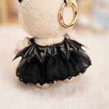 Labubu Idol Dolls Dark Devil Sling Dress – Cute Mini Plush Doll Clothes for Xmas & Party Outfit Collection Accessories
