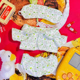 Pajama Set with Eye Mask for 17cm Labubu Dolls – Soft Cotton Sleepwear Outfit Accessories for Plush Fans