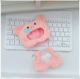 Mini Plush Doll's Animal Clothes Outfit Accessories Cute Capybara Elephant Duck Hoodie 17cm Labubu 10cm Idol Dolls DIY Clothing