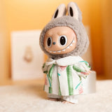 Labubu Idol Doll Shirt & Shorts Set – 17cm Plush Doll Clothes Two-Piece Outfit for DIY Styling, Play, and Gift Accessories