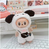 Mini Plush Doll's Animal Clothes Outfit Accessories Cute Capybara Elephant Duck Hoodie 17cm Labubu 10cm Idol Dolls DIY Clothing