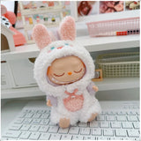 Mini Plush Doll's Animal Clothes Outfit Accessories Cute Capybara Elephant Duck Hoodie 17cm Labubu 10cm Idol Dolls DIY Clothing