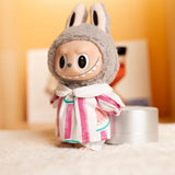 Labubu Idol Doll Shirt & Shorts Set – 17cm Plush Doll Clothes Two-Piece Outfit for DIY Styling, Play, and Gift Accessories