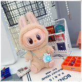 Mini Plush Doll's Animal Clothes Outfit Accessories Cute Capybara Elephant Duck Hoodie 17cm Labubu 10cm Idol Dolls DIY Clothing