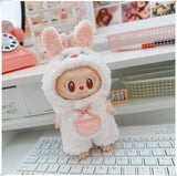 Mini Plush Doll's Animal Clothes Outfit Accessories Cute Capybara Elephant Duck Hoodie 17cm Labubu 10cm Idol Dolls DIY Clothing