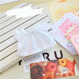 Turtle Shell Hooded Outfit Set for 17cm Labubu Dolls – Overalls, Hat & Shirt Plush Accessories for Vinyl Fans