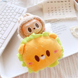 Labubu Doll To-Go Bag & Bedding Set – 17cm Plush Doll Accessories with Crossbody Carry Bags & Sleeping Bed for DIY Travel Play