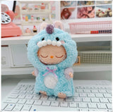 Mini Plush Doll's Animal Clothes Outfit Accessories Cute Capybara Elephant Duck Hoodie 17cm Labubu 10cm Idol Dolls DIY Clothing