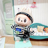 Adorable Doll Clothes Set for 17cm Labubu – Plush Outfit, Suit, Jumpsuit & Dress Accessories