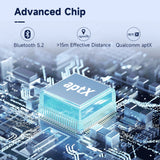 Oneodio OpenRock Pro Bluetooth 5.2 Earphones – Open-Ear Wireless Headphones with Air Conduction and Bass Sound | TWS with 4 Microphone ENC