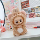 Mini Plush Doll's Animal Clothes Outfit Accessories Cute Capybara Elephant Duck Hoodie 17cm Labubu 10cm Idol Dolls DIY Clothing
