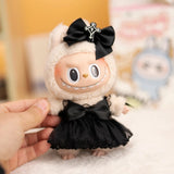 Labubu Idol Dolls Dark Devil Sling Dress – Cute Mini Plush Doll Clothes for Xmas & Party Outfit Collection Accessories