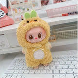 Mini Plush Doll's Animal Clothes Outfit Accessories Cute Capybara Elephant Duck Hoodie 17cm Labubu 10cm Idol Dolls DIY Clothing
