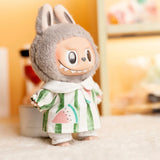 Labubu Idol Doll Shirt & Shorts Set – 17cm Plush Doll Clothes Two-Piece Outfit for DIY Styling, Play, and Gift Accessories