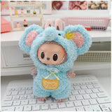 Mini Plush Doll's Animal Clothes Outfit Accessories Cute Capybara Elephant Duck Hoodie 17cm Labubu 10cm Idol Dolls DIY Clothing
