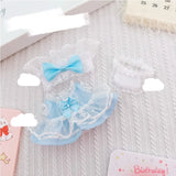 Labubu Doll Student Maid Dress Set – 17cm Plush Outfit with Uniform-Style Dress and Hairpin Accessories for Cute Collector Styling