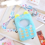 Labubu Doll To-Go Bag & Bedding Set – 17cm Plush Doll Accessories with Crossbody Carry Bags & Sleeping Bed for DIY Travel Play