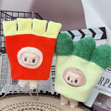 Labubu Doll To-Go Bag & Bedding Set – 17cm Plush Doll Accessories with Crossbody Carry Bags & Sleeping Bed for DIY Travel Play