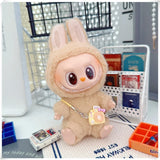 Mini Plush Doll's Animal Clothes Outfit Accessories Cute Capybara Elephant Duck Hoodie 17cm Labubu 10cm Idol Dolls DIY Clothing