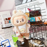 Adorable Doll Clothes Set for 17cm Labubu – Plush Outfit, Suit, Jumpsuit & Dress Accessories