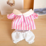 Labubu Idol Doll Shirt & Shorts Set – 17cm Plush Doll Clothes Two-Piece Outfit for DIY Styling, Play, and Gift Accessories