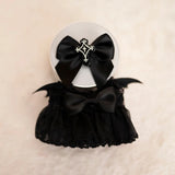 Labubu Idol Dolls Dark Devil Sling Dress – Cute Mini Plush Doll Clothes for Xmas & Party Outfit Collection Accessories