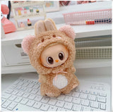 Mini Plush Doll's Animal Clothes Outfit Accessories Cute Capybara Elephant Duck Hoodie 17cm Labubu 10cm Idol Dolls DIY Clothing