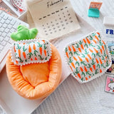 Labubu Doll To-Go Bag & Bedding Set – 17cm Plush Doll Accessories with Crossbody Carry Bags & Sleeping Bed for DIY Travel Play