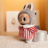 Labubu Idol Doll Shirt & Shorts Set – 17cm Plush Doll Clothes Two-Piece Outfit for DIY Styling, Play, and Gift Accessories