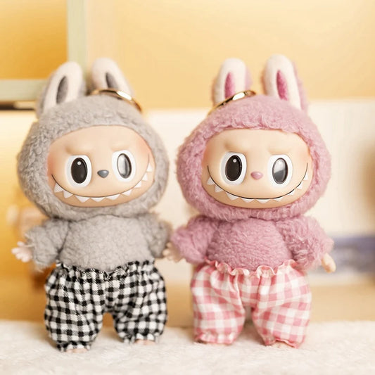Adorable Bloomers & Shorts for 17cm Labubu Idol Dolls – Mini Plush Clothing Accessories for DIY Play