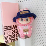 Turtle Shell Hooded Outfit Set for 17cm Labubu Dolls – Overalls, Hat & Shirt Plush Accessories for Vinyl Fans