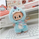 Mini Plush Doll's Animal Clothes Outfit Accessories Cute Capybara Elephant Duck Hoodie 17cm Labubu 10cm Idol Dolls DIY Clothing
