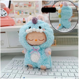 Mini Plush Doll's Animal Clothes Outfit Accessories Cute Capybara Elephant Duck Hoodie 17cm Labubu 10cm Idol Dolls DIY Clothing