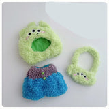 Mini Plush Doll's Animal Clothes Outfit Accessories Cute Capybara Elephant Duck Hoodie 17cm Labubu 10cm Idol Dolls DIY Clothing