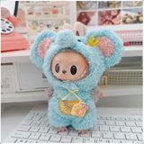 Mini Plush Doll's Animal Clothes Outfit Accessories Cute Capybara Elephant Duck Hoodie 17cm Labubu 10cm Idol Dolls DIY Clothing