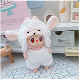 Mini Plush Doll's Animal Clothes Outfit Accessories Cute Capybara Elephant Duck Hoodie 17cm Labubu 10cm Idol Dolls DIY Clothing