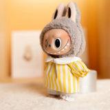 Labubu Idol Doll Shirt & Shorts Set – 17cm Plush Doll Clothes Two-Piece Outfit for DIY Styling, Play, and Gift Accessories