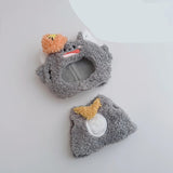 Mini Plush Doll's Animal Clothes Outfit Accessories Cute Capybara Elephant Duck Hoodie 17cm Labubu 10cm Idol Dolls DIY Clothing