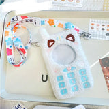 Labubu Doll To-Go Bag & Bedding Set – 17cm Plush Doll Accessories with Crossbody Carry Bags & Sleeping Bed for DIY Travel Play