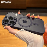 High-End Magnetic Wireless Charging Case for iPhone Models: Shockproof Soft Cover
