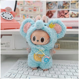 Mini Plush Doll's Animal Clothes Outfit Accessories Cute Capybara Elephant Duck Hoodie 17cm Labubu 10cm Idol Dolls DIY Clothing