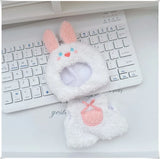 Mini Plush Doll's Animal Clothes Outfit Accessories Cute Capybara Elephant Duck Hoodie 17cm Labubu 10cm Idol Dolls DIY Clothing